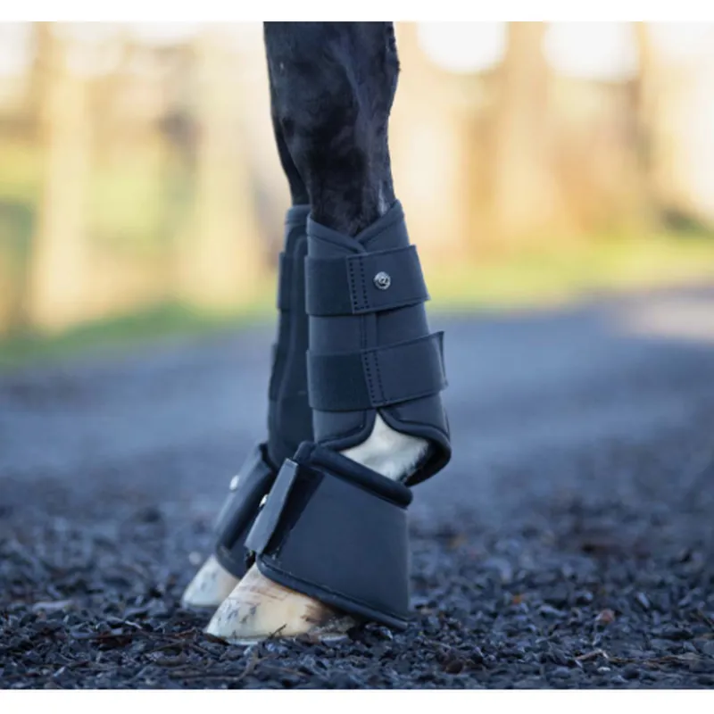 QHP Gloss Leg Protection - Black-1